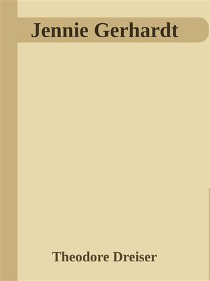 cover image of Jennie Gerhardt
